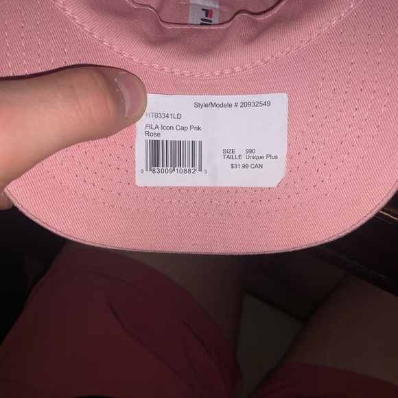 Pink Fila Cap - Picture 2 of 2